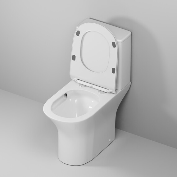 Унитаз-компакт безободковый Grossman Classic GR-4465SQ с тонкой крышкой микролифт (Система смыва торнадо) - фото 4