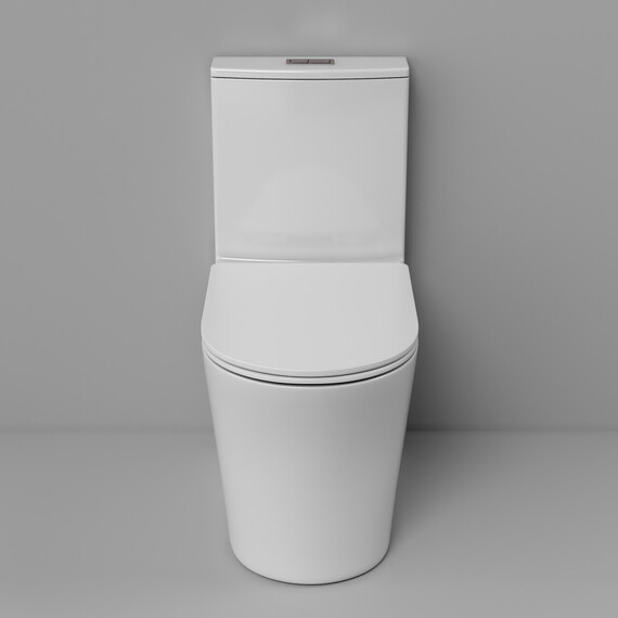 Унитаз-моноблок с ультратонким ободком Grossman Thin Rim GR-5607SQ с тонкой крышкой микролифт (система смыва Торнадо) - фото 8