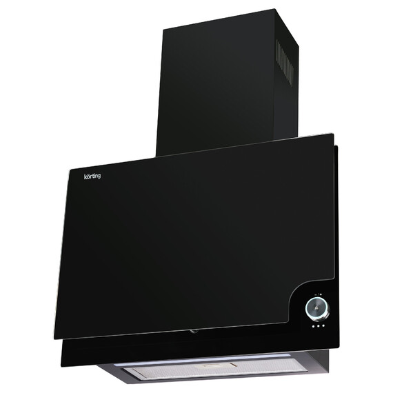 Вытяжка Korting KHC 67806 ICPGN (чёрное стекло) - фото 