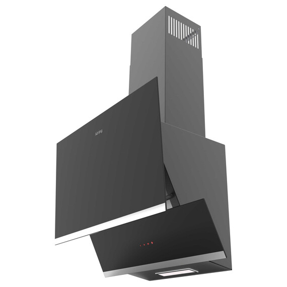 Вытяжка Korting KHC 65070 GN (чёрное стекло) - фото 2