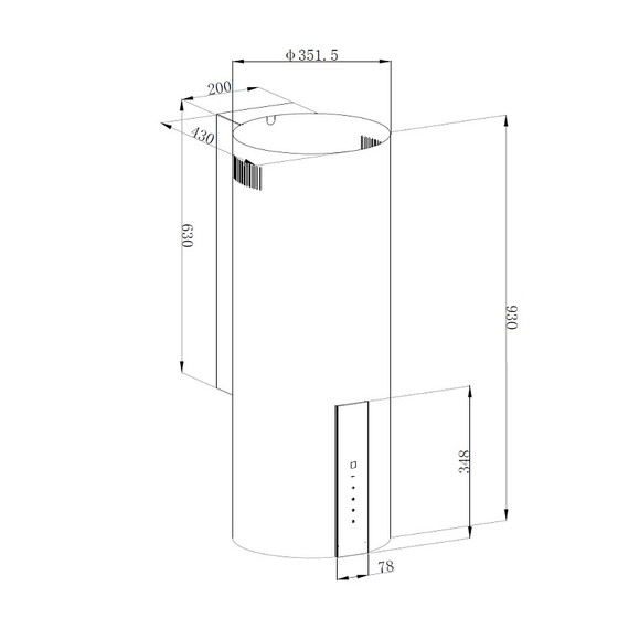 Вытяжка Korting KHC 35969 DW Cylinder - фото 2