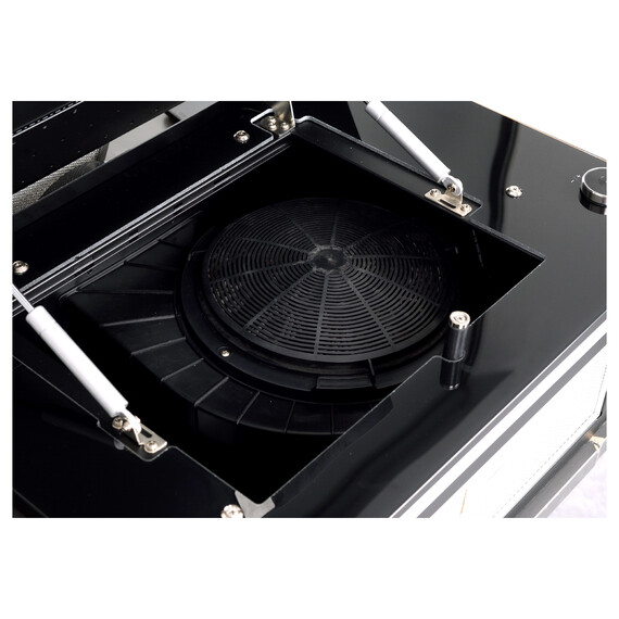 Вытяжка Korting KHC 67806 ICPGN (чёрное стекло) - фото 9