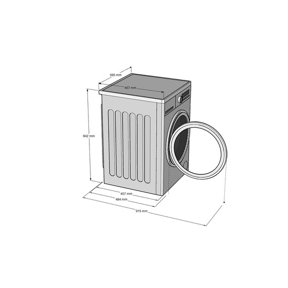 Стиральная машина Korting KWM 45ID1477 N (инвертор) - фото 12