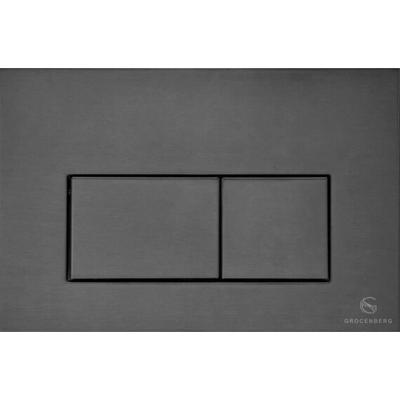 Инсталляция для подвесного унитаза Grocenberg GS3050-KM3070BG с кнопкой смыва графит - фото 2