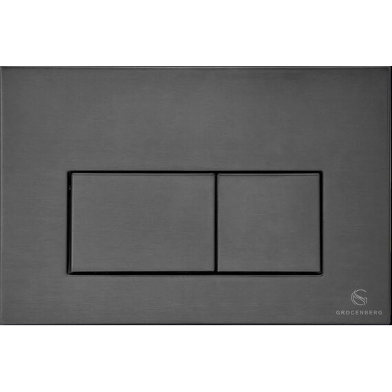 Кнопка смыва GROCENBERG KM3070BG, графит - фото 