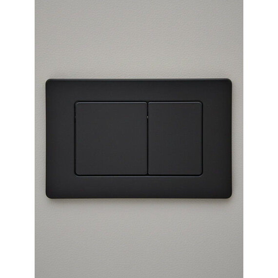 Кнопка смыва GROCENBERG KM3080BL, чёрный матовый - фото 2