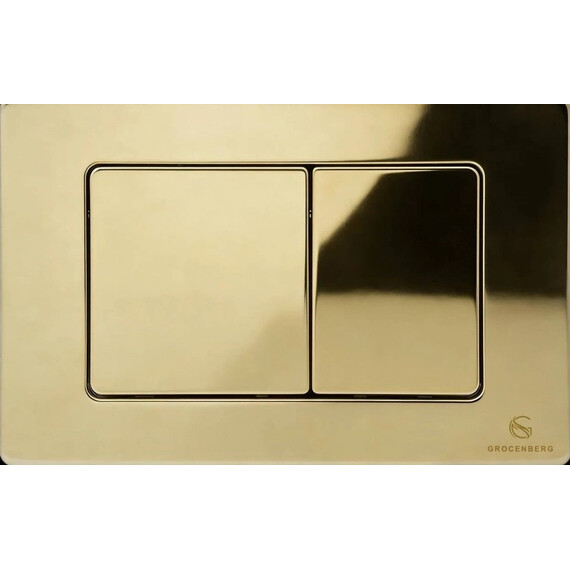 Кнопка смыва GROCENBERG KM3080GO, золото - фото 