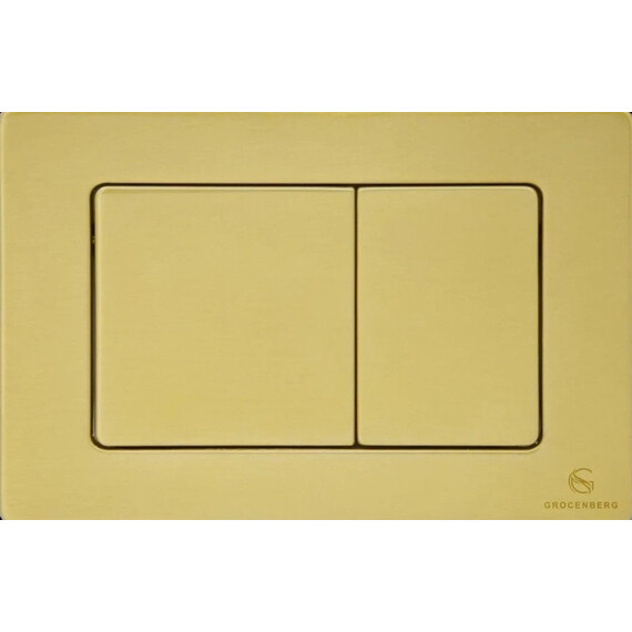 Кнопка смыва GROCENBERG KM3080MG, золото матовое - фото 