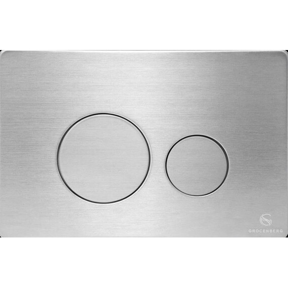 Кнопка смыва GROCENBERG KM3090NK, никель - фото 