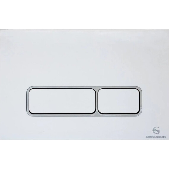 Кнопка смыва GROCENBERG KP3060W, белый - фото 