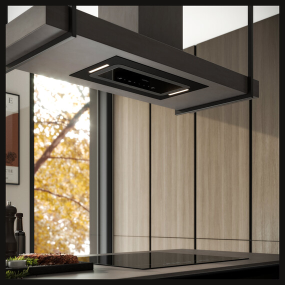 Вытяжка Korting KHI 6099 ICGN (чёрное стекло) - фото 10