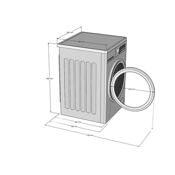 Стиральная машина Korting KWM 60DM1201 (инвертор) - фото 2