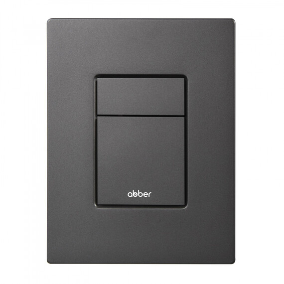 Кнопка смыва пневматическая Abber AC0123NG, никель - фото 