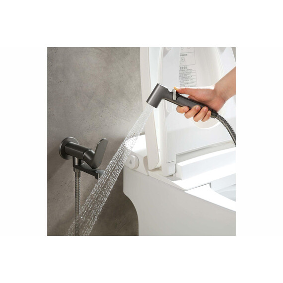 Набор для гигиенического душа Aquatek Альфа AQ1919BGM (со скрытой частью) оружейная сталь - фото 8