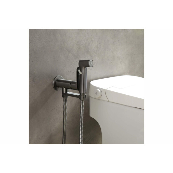 Набор для гигиенического душа Aquatek Альфа AQ1919BGM (со скрытой частью) оружейная сталь - фото 6