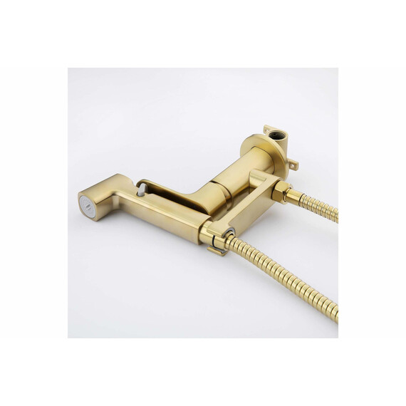 Набор для гигиенического душа Aquatek Альфа AQ1919BG (со скрытой частью) золото шлифованное - фото 8