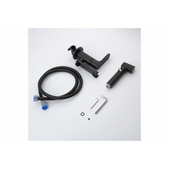 Набор для гигиенического душа Aquatek Альфа AQ1919MB (со скрытой частью) чёрный матовый - фото 10