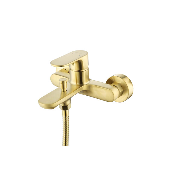 Смеситель для ванны Aquatek Альфа AQ1940BG, золото шлифованное - фото 2