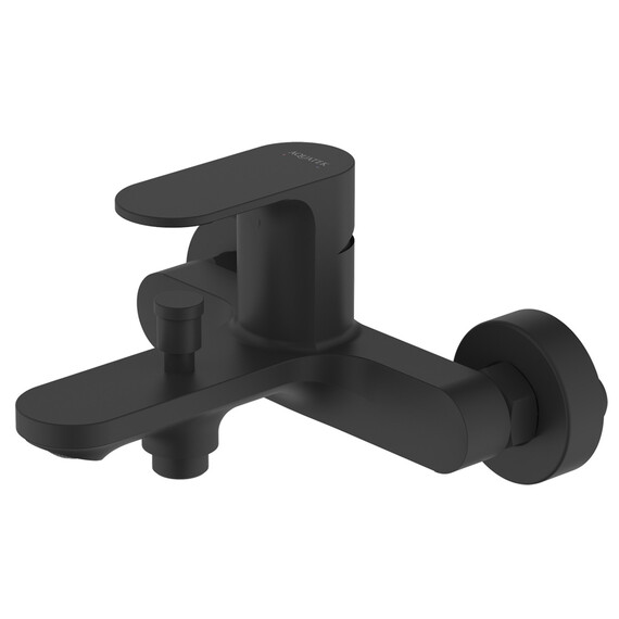 Смеситель для ванны Aquatek Альфа AQ1940MB, чёрный матовый - фото 