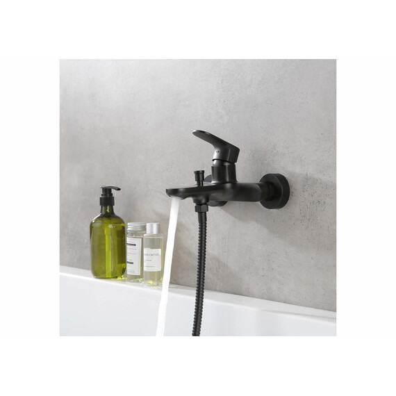 Смеситель для ванны Aquatek Альфа AQ1940MB, чёрный матовый - фото 7