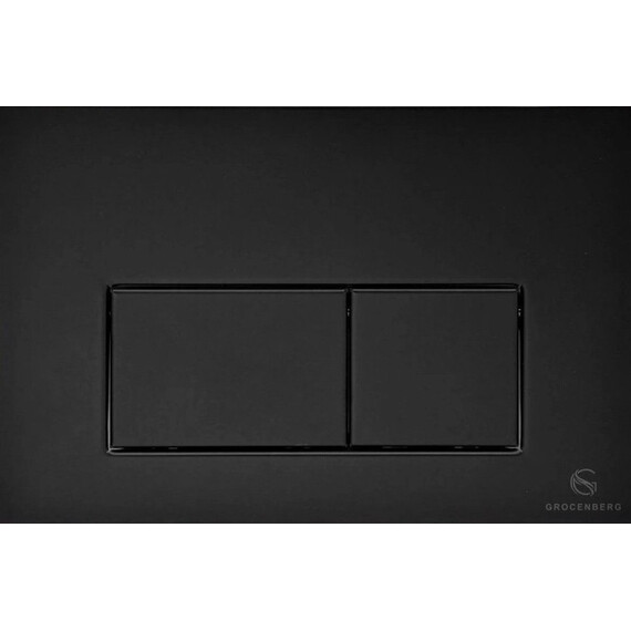 Инсталляция для подвесного унитаза Grocenberg GS3050-KM3070BL с кнопкой смыва чёрный матовый - фото 2