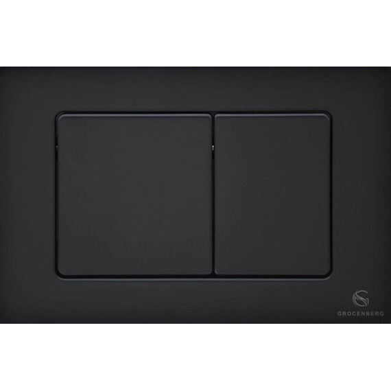 Инсталляция для подвесного унитаза Grocenberg GS3050-KM3080BL с кнопкой смыва чёрный матовый - фото 2