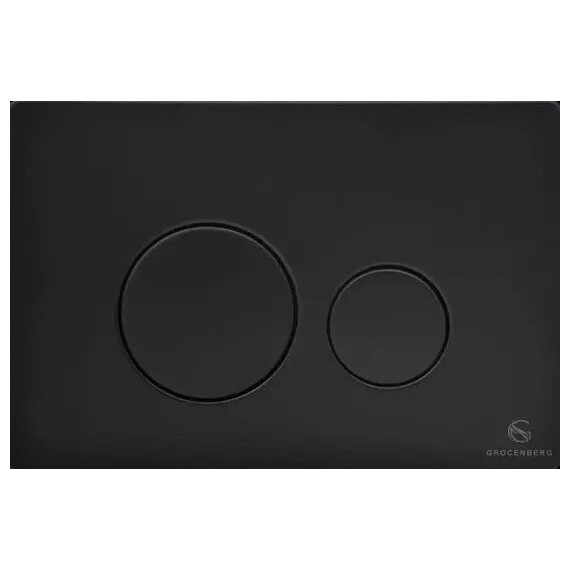 Инсталляция для подвесного унитаза Grocenberg GS3050-KM3090BL с кнопкой смыва чёрный матовый - фото 2