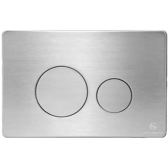 Инсталляция для подвесного унитаза Grocenberg GS3050-KM3090NK с кнопкой смыва никель - фото 2