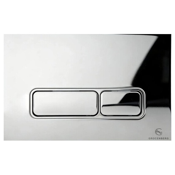 Инсталляция для подвесного унитаза Grocenberg GS3050-KP3060CR с кнопкой смыва хром - фото 2