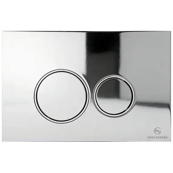 Инсталляция для подвесного унитаза Grocenberg GS3050-KP3090CR с кнопкой смыва хром - фото 2