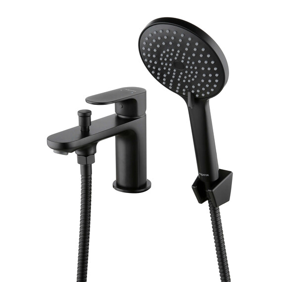 Смеситель для ванны Aquatek Альфа AQ1944MB, чёрный матовый - фото 