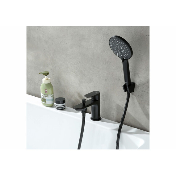 Смеситель для ванны Aquatek Альфа AQ1944MB, чёрный матовый - фото 3