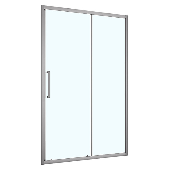 Душевая дверь Loranto 110 см CS-AB03GG-110, серый матовый/прозрачное - фото 