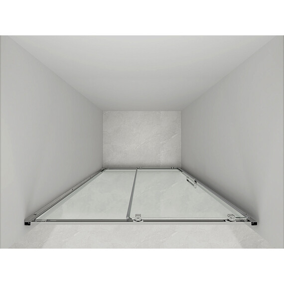 Душевая дверь Loranto 110 см CS-AB03GG-110, серый матовый/прозрачное - фото 3