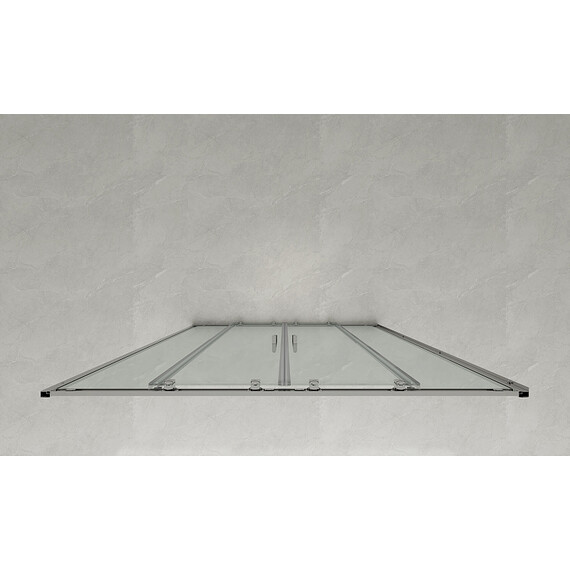 Душевая дверь Loranto 160 см CS-AB04B-160, чёрный матовый/прозрачное - фото 2