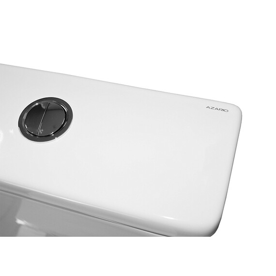 Унитаз-компакт безободковый Azario VARO AZ-2171-1 с тонкой крышкой микролифт - фото 12