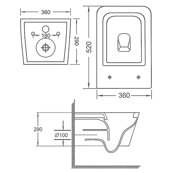 Унитаз подвесной безободковый Azario TALAS AZ-87268 с тонкой крышкой микролифт - фото 15