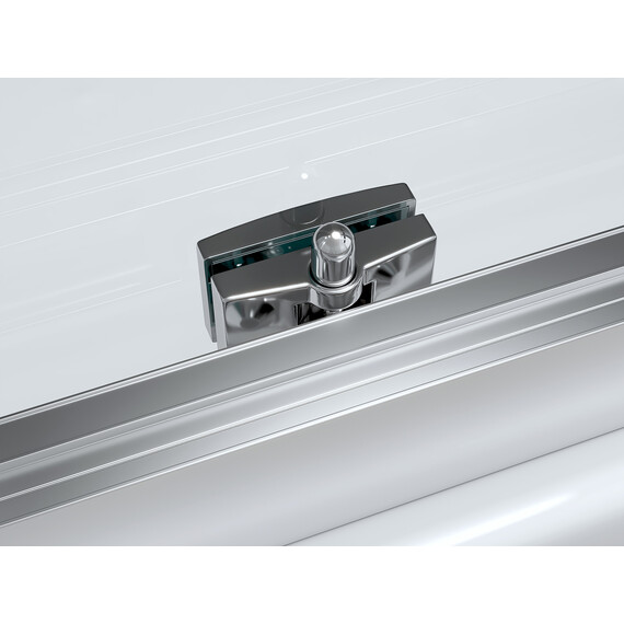 Душевое ограждение Abber Schwarzer Diamant 140х80 см AG301405-S805, хром/прозрачное - фото 4