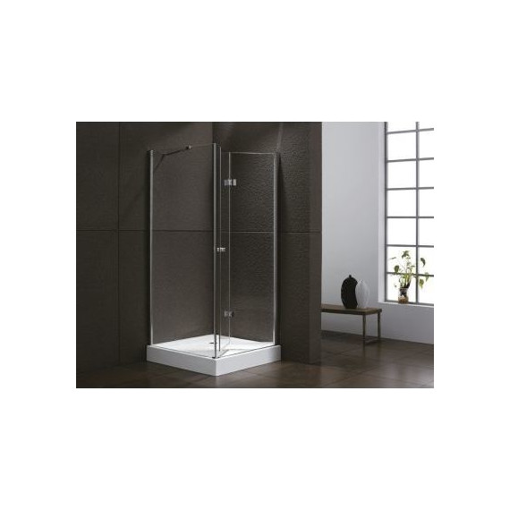 Душевое ограждение Cezares 100х80 см ELENA-W-ASH-1-100/80-C-Cr, хром/прозрачное - фото 2
