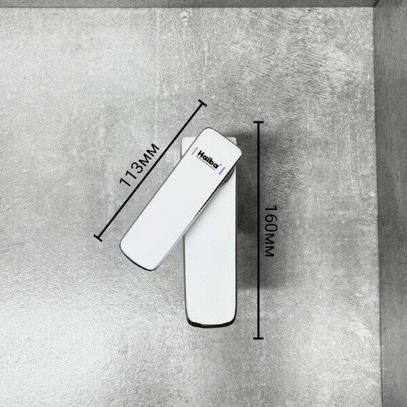 Смеситель для раковины Haiba HB10548-8, белый/хром - фото 8