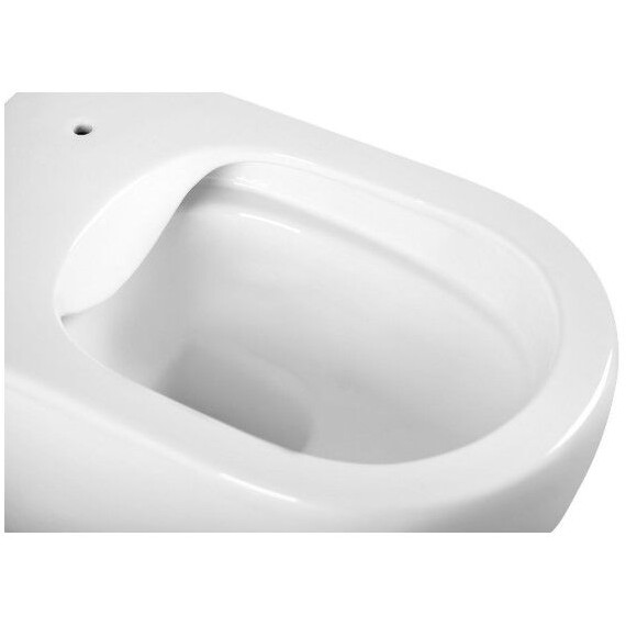 Унитаз подвесной безободковый Art&Max Siena AM221CHR/SC с тонкой крышкой микролифт - фото 7