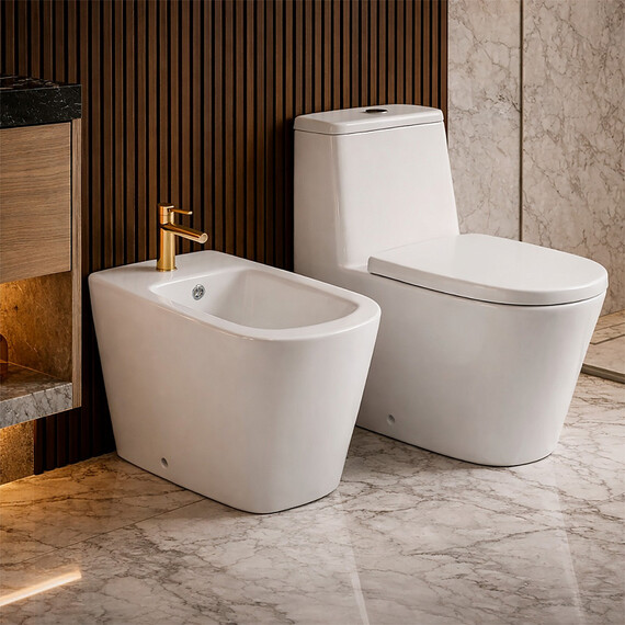 Биде напольное Azario KAIDO AZ-1303F - фото 8