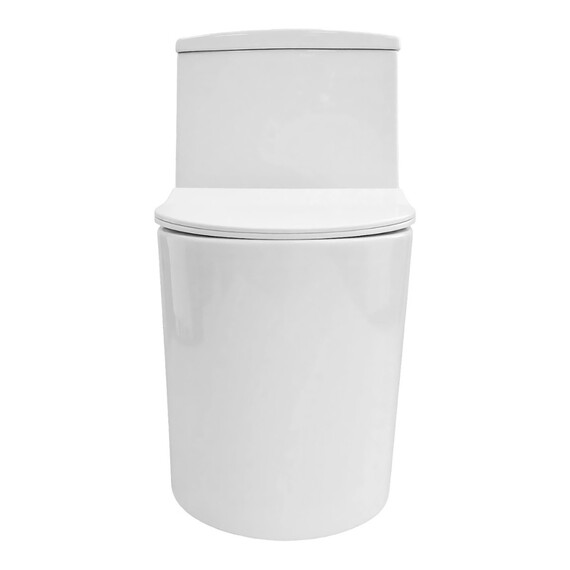 Унитаз-моноблок безободковый Azario Bais AZ-5003 с тонкой крышкой микролифт - фото 4