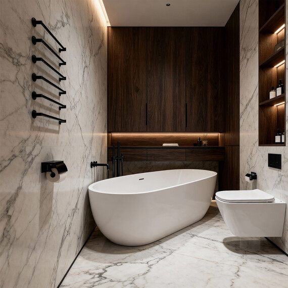 Унитаз-биде подвесной безободковый Azario Dezi White BD AZ-W05-SWBD с тонкой крышкой микролифт - фото 11