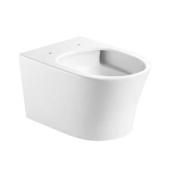 Унитаз подвесной с ультратонким ободком Grossman Thin Rim GR-5604SQ с тонкой крышкой микролифт (Система смыва торнадо) - фото 3