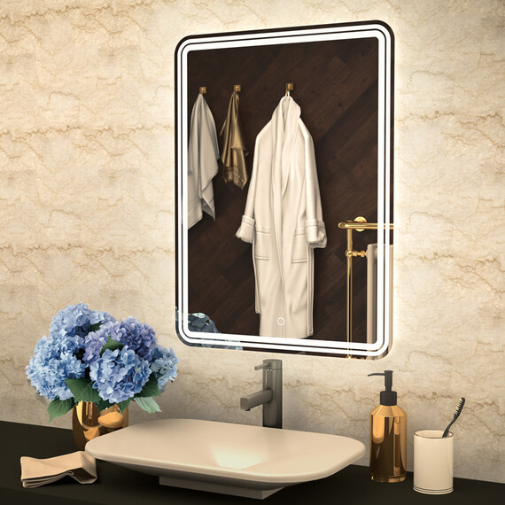 Зеркало Azario Adriana Led 60 см - фото 3