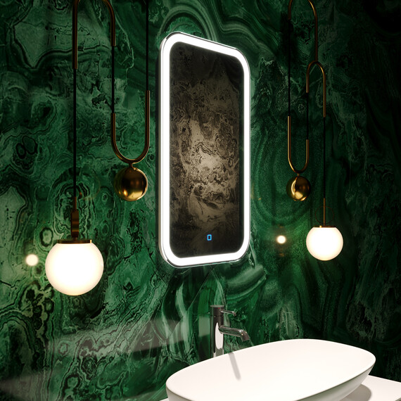 Зеркало Azario Мальта Led 40 см - фото 2