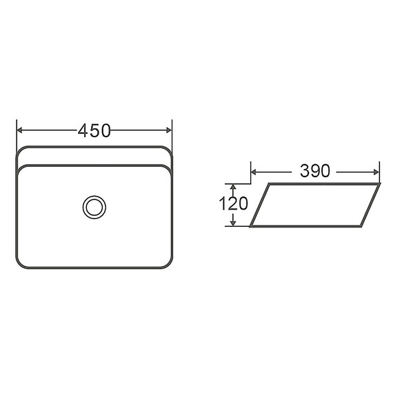 Раковина-чаша Azario 50 см AZ-2242 - фото 5