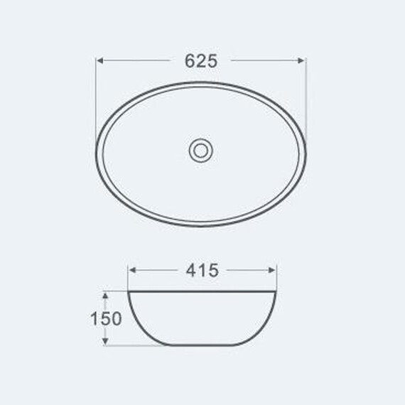 Раковина-чаша Azario 62 см AZ-3077 - фото 3
