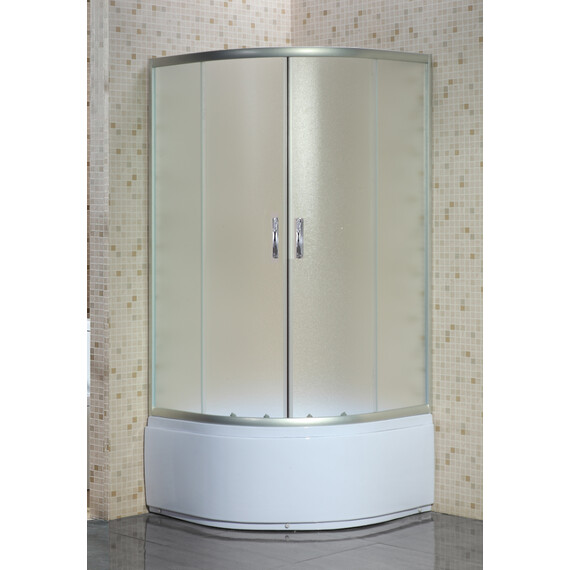 Душевое ограждение Loranto CS-8020S 90х90 см, сатин/матовое - фото 2
